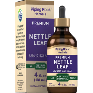 Nettle Leaf Liquid Extract Alcohol Free, 4 fl oz (118 mL) Dropper Bottle