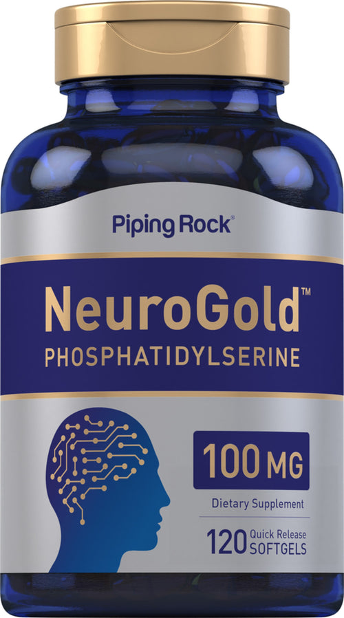 NeuroGold Fosfatidylserin  100 mg 120 Hurtigvirkende myke geleer     