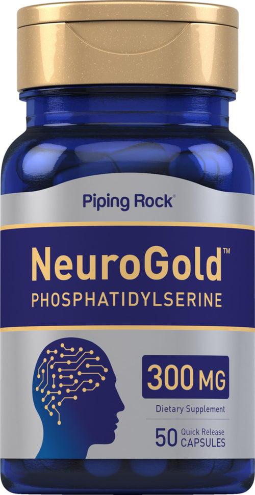 NeuroGold-phosphatidylserin  300 mg 50 Kapsler for hurtig frigivelse     