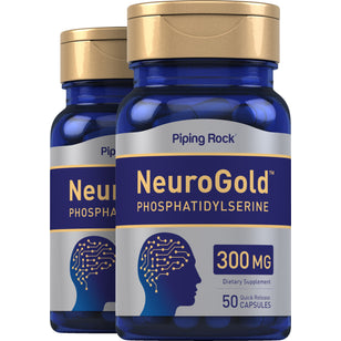 NeuroGold Phosphatidylserine, 300 mg, 50 Quick Release Capsules, 2  Bottles