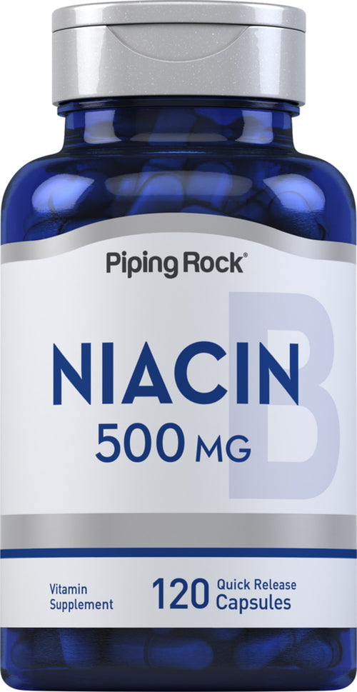 Niacin, 500 mg, 120 Quick Release Capsules