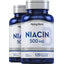 Niacin  500 mg 120 Kapseln mit schneller Freisetzung ,2 Flaschen   