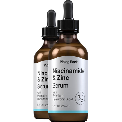 Niacinamide and Zinc Serum, 2 fl oz (59 mL) Dropper Bottle, 2  Dropper Bottles