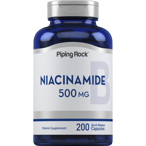 Никотинамид B-3 500 мг 200 Быстрорастворимые капсулы     
