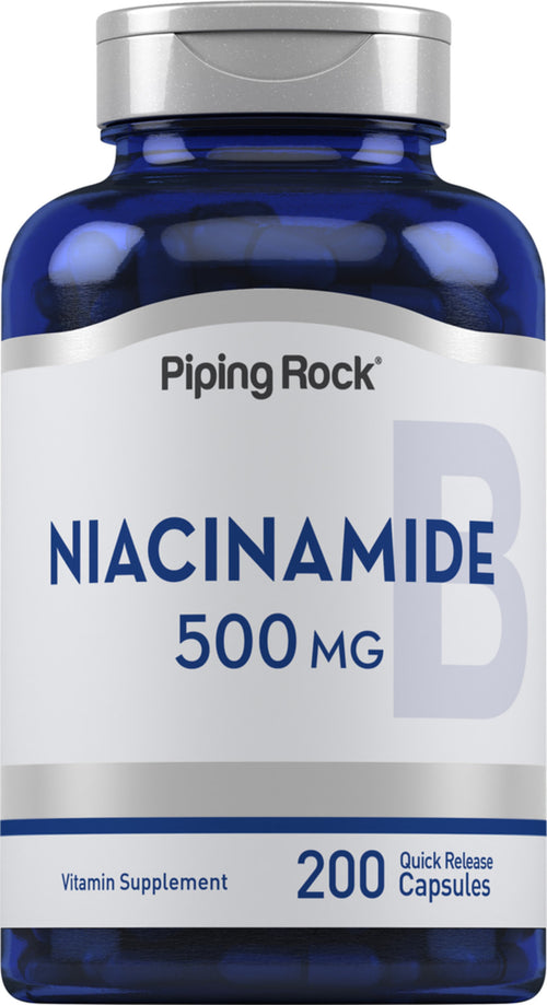 Niacinamidă B-3 500 mg 200 Capsule cu eliberare rapidă     
