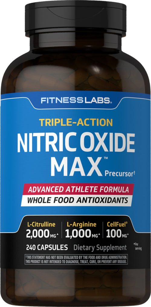 Nitric Oxide Max, 240 Capsules Bottle