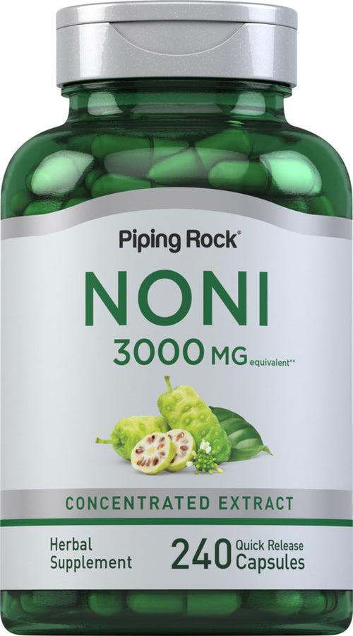 Noni (tahitiano)  3000 mg 240 Cápsulas de liberación rápida     