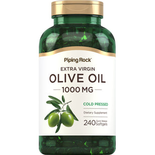 Huile d'olive 1000 mg 240 Capsules molles à libération rapide     