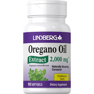 Extrato de óleo de orégano 1500 mg 90 Cápsulas gelatinosas     