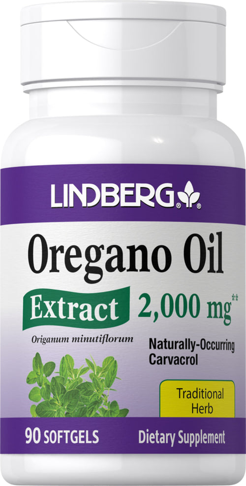 Estratto di olio di origano 1500 mg 90 Capsule molli     