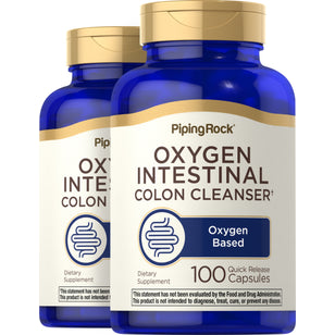Oxy-Tone Oxygen Nettoyage intestinal,  100 Gélules à libération rapide 2 Bouteilles