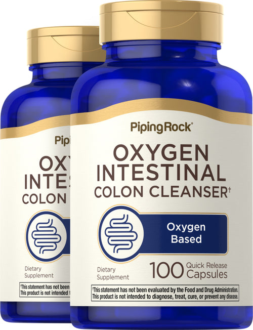 Oxy-Tone Oxygen Nettoyage intestinal,  100 Gélules à libération rapide 2 Bouteilles