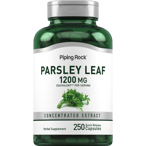 Parsley Leaf, 1200 mg (per serving), 250 Quick Release Capsules
