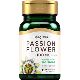 Passion Flower, 1100 mg, 90 Quick Release Capsules Bottle