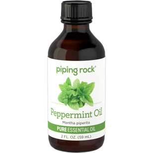 Peppermint Pure Essential Oil (Lab Tested), 2 fl oz (59 mL) Bottle