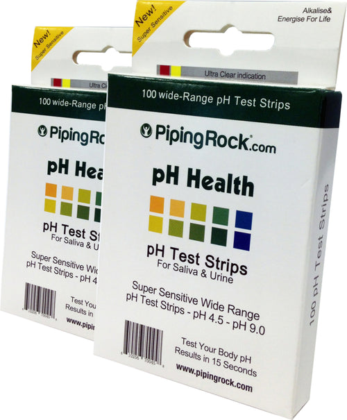 Bandes PH de tests de la salive et de l'urine,  100 Bandes test 2 Boîtes