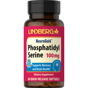 Fosfatidilserina (PS) 100 mg 60 Cápsulas blandas de liberación rápida     