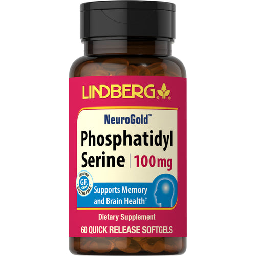 Phosphatidylsérine (PS) 100 mg 60 Capsules molles à libération rapide     