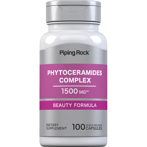 Kompleks Fitoceramidów 1500 mg 100 Kapsułki o szybkim uwalnianiu     
