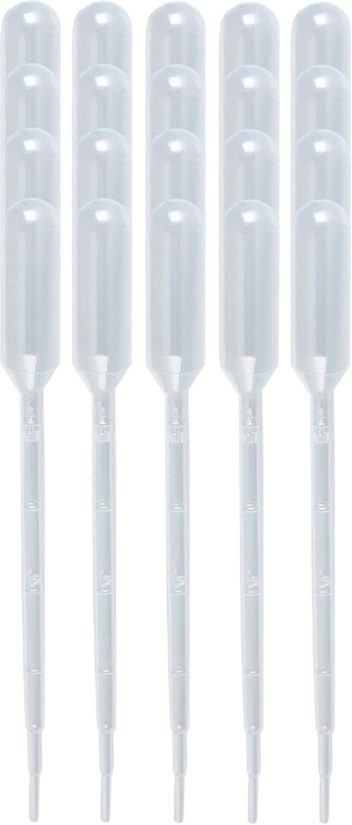 Pacote 20 pipetas conta-gotas,  0.14 oz 4 ml Embalagem