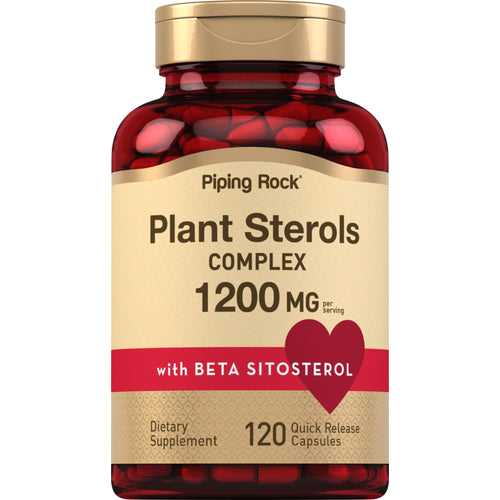 PflanzensteroleKomplex mit Beta-Sitosterol 1200 mg (pro Portion) 120 Kapseln mit schneller Freisetzung       