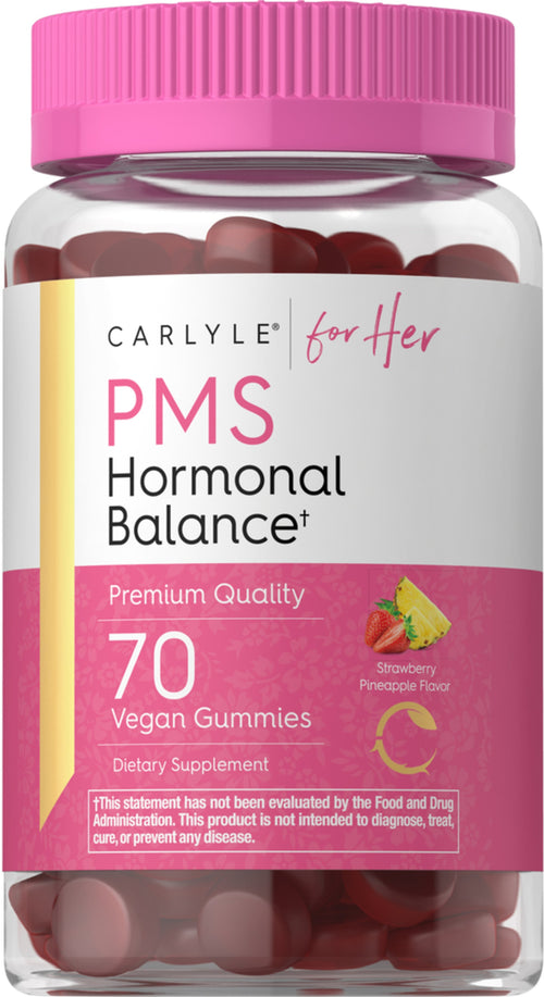 PMS Hormonal Balance (Strawberry Pineapple), 70 Vegan Gummies