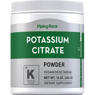 Potassium Citrate Powder, 16 oz (454 g) Bottle