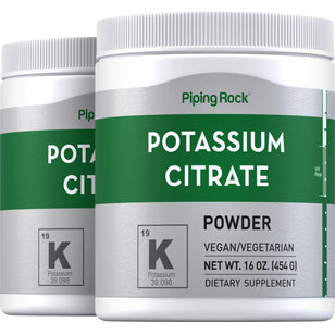 Potassium Citrate Powder, 16 oz (454 g) Bottle, 2  Bottles