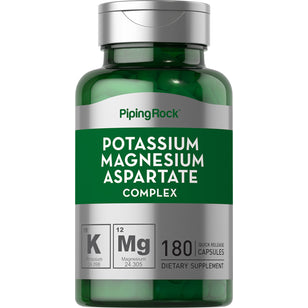 Completo de aspartato de potasio y magnesio,99 mg/180 mg 180 Cápsulas de liberación rápida    