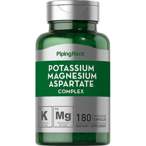 Potassium Magnesium Aspartate Complex, 99 mg/180 mg, 180 Quick Release Capsules