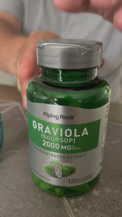 Graviola Soursop, 2000 mg (per serving), 120 Quick Release Capsules Video