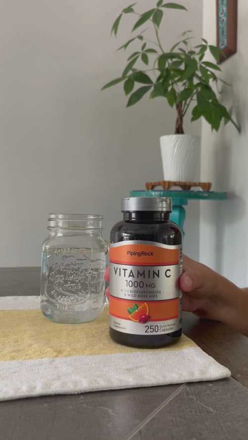 Vitamin C 1000 mg with Bioflavonoids & Rose Hips, 250 Quick Release Capsules Video