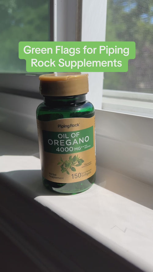 Oil of Oregano, 4000 mg (per serving), 150 Quick Release Softgels Video