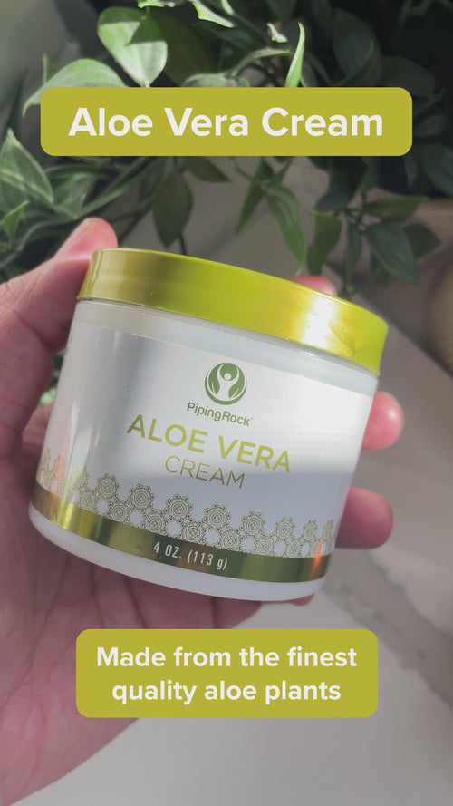 Aloe Vera Moisturizing Cream, 4 oz (113 g) Jar Video