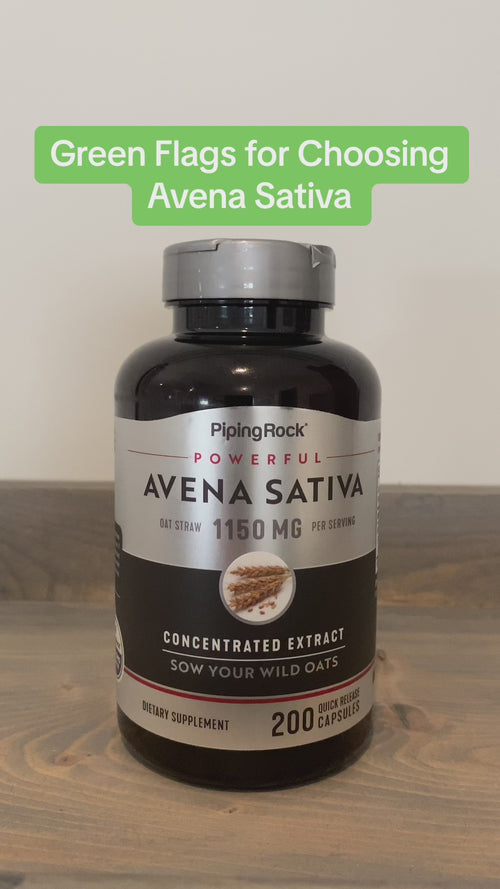 Avena Sativa Male Stamina Super Strength (Green Oat Grass), 1150 mg (per serving), 200 Quick Release Capsules Video
