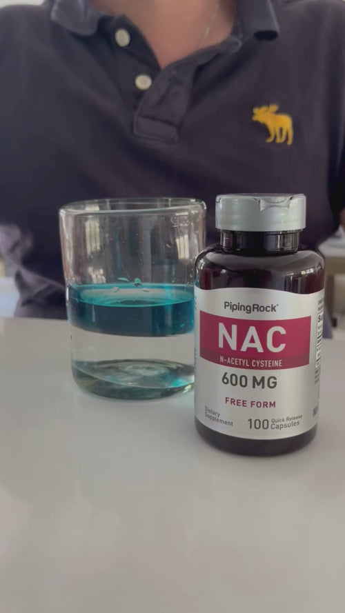 N-Acetyl Cysteine (NAC), 600 mg, 100 Quick Release Capsules Video 2