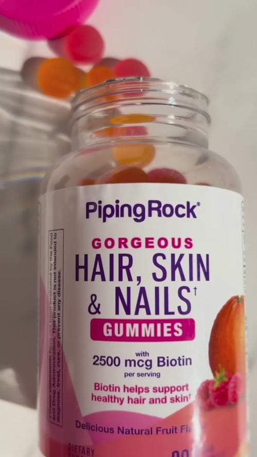 Hair, Skin & Nails Gummies, 80 Gummies Video