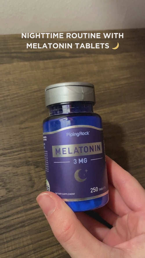 Melatonin, 3 mg, 250 Tablets Video