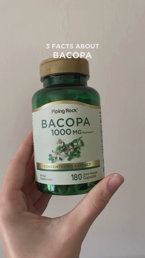 Bacopa Monnieri, 1000 mg, 180 Quick Release Capsules Video