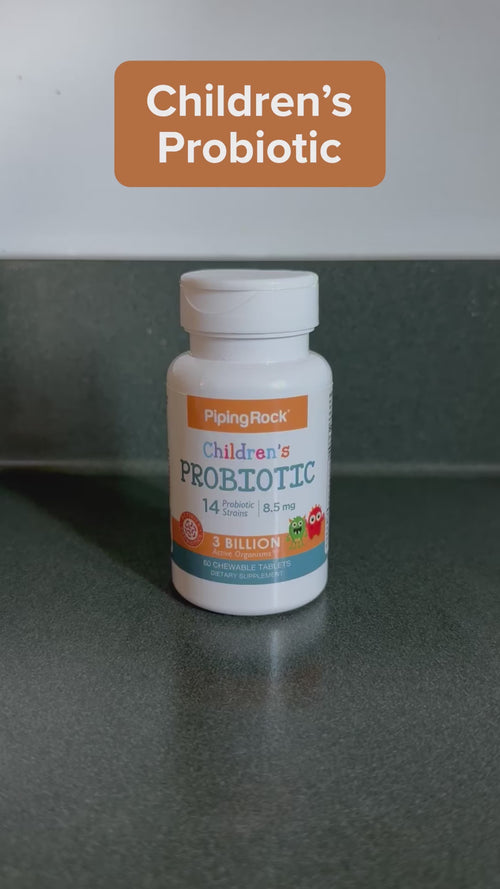 Children's Probiotic 14 Strains 3 Billion Organisms (Natural Berry), 60 Chewable Tablets Video