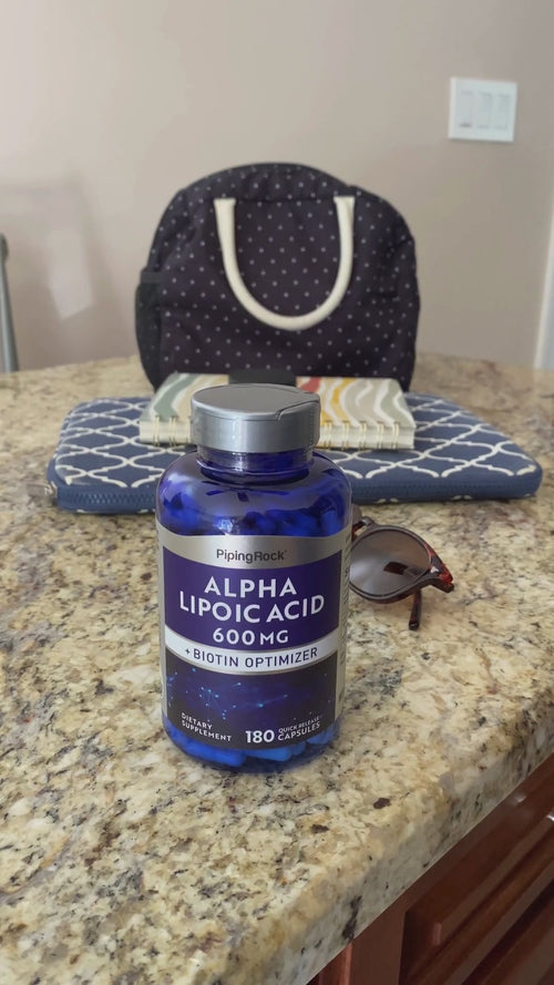 Alpha Lipoic Acid, 600 mg, 180 Quick Release Capsules Video