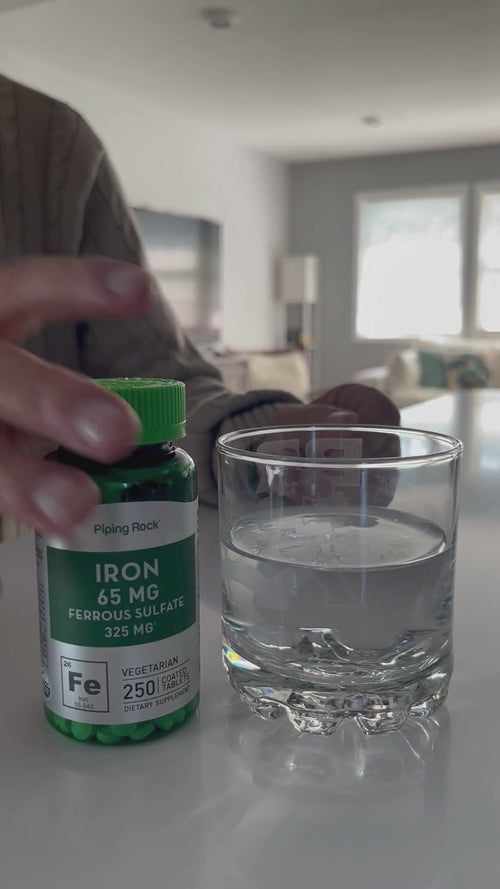 Iron Ferrous Sulfate, 65 mg, 250 Coated Tablets Video