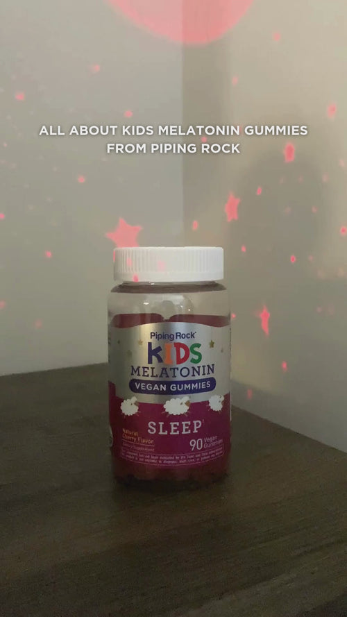 Kids Sleep Melatonin (Cherry), 90 Vegan Gummies Video 1