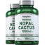 Figue de Barbarie de cactus Nopal (Opuntia ficus-indica) 1300 mg (par portion) 180 Gélules à libération rapide 2 Bouteilles    