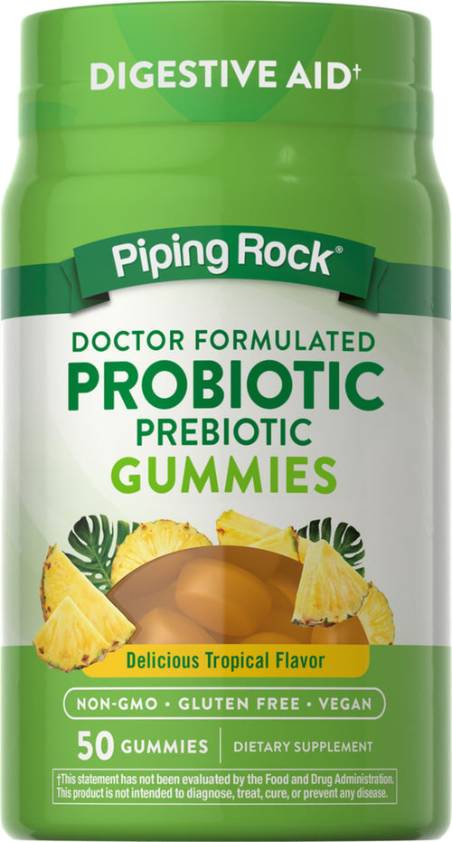 Probiotika 1 milliard (naturligt tropisk) 50 Vitamintyggetabletter       