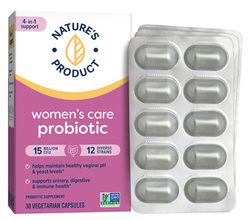 Probiotic 15 Billion CFU Women’s Care Go-Pack, 30 Vegetarian Capsules