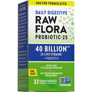 Probiotic-25 40 Billion plus Prebiotic, 33 Vegan Capsules