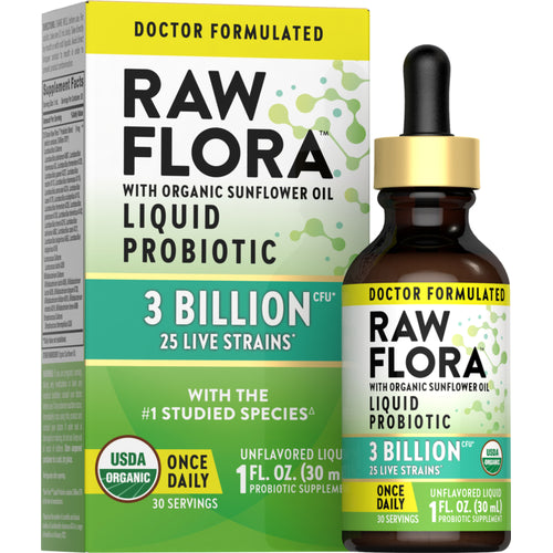 Probiotic 25 Strains 3 Billion Liquid (Organic), 1 fl oz (30ml) Bottle