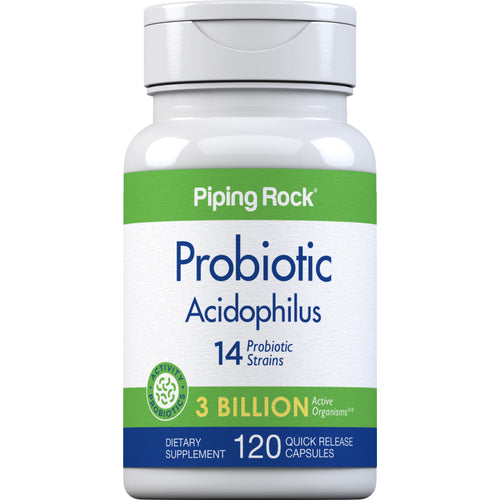 Probiotic-14 Complex - 3 milliarder organismer 120 Hurtigvirkende kapsler       