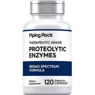 Proteolytische enzymen, 120 Vegetarische capsules